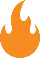 Fire icons for design. concept flame, fire, icon, vector illustration in flat style