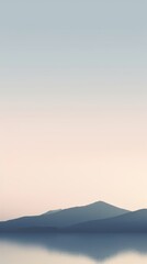 Obraz premium Lake mountain outdoors horizon.