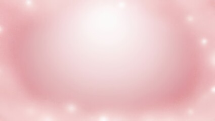 A soft pink abstract background featuring gentle light with sparkles, creating a glowing and dreamy effect.
