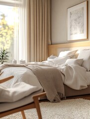 Fototapeta premium Bedroom interior