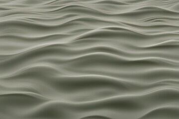 Naklejka premium A muted olive green water ripple background with soft understated wave patterns, AI Generated