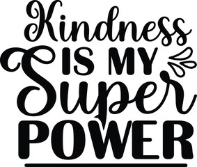 Kindness SVG Typography Vector Design, be kindness, always be kind, illustration, eps