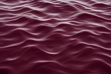 Fototapeta premium A rich burgundy water ripple background featuring deep dramatic waves, AI Generated