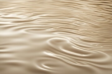Obraz premium A soft champagne gold water ripple with subtle metallic reflections, AI-Generated 