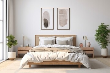 Bedroom furniture cushion pillow.  Image by rawpixel.