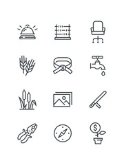 Set of icons for web