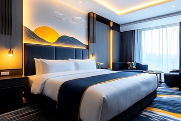 Adaptive customization for hotel bookings, offering pre-configured room packages based on business, family, or luxury travel