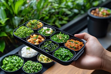 Adaptive customization for restaurant menus, with pre-set meal options for health-conscious, vegetarian, or indulgent dining experiences