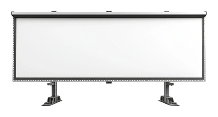 Obraz premium Projection Screen on Transparent Background for Presentation or Movie Viewing