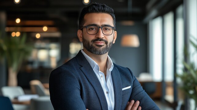 Portrait of a Chief Experience Officer in a modern office setting