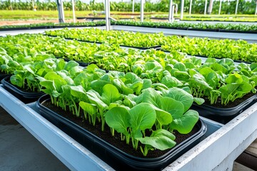 Aquaponics farming, combining fish farming and vegetable growing in a sustainable, closed-loop system