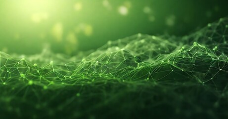 Abstract Green Technology Background.