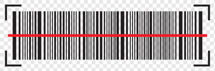 Barcode vector icon. Bar code for web. EPS 10.
