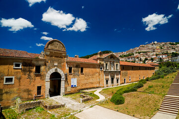 Fototapeta premium il magnifico monastero dei Frati Certosini, Certosa di Padula, Padula, Salerno, Campania, Italy