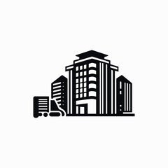 Obraz premium Infrastructure logo ready for sale.