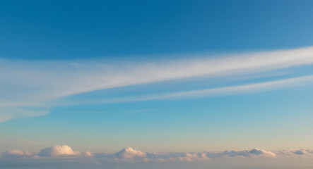 Fototapeta premium blue sky with clouds