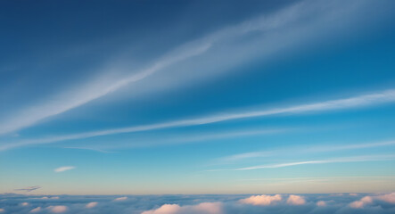 blue sky with clouds