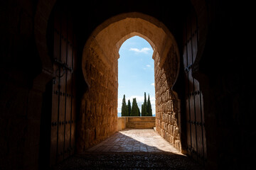 Naklejka premium Fortaleza de la Mota, Alcalá la Real, Jaén, España