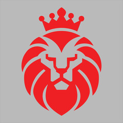 Simple Minimalistic Heraldic Crest Flat Icon Template