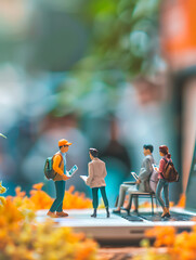 miniature business poster