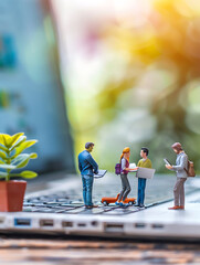 miniature business poster