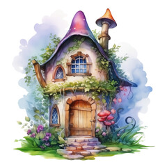 Fototapeta premium The Good Witch's House illustration 