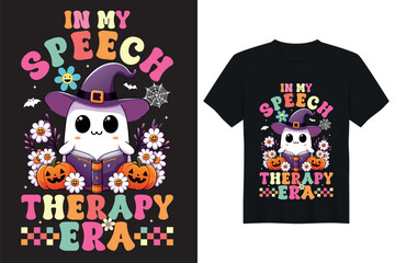 in my speech therapy era Halloween T shirt
