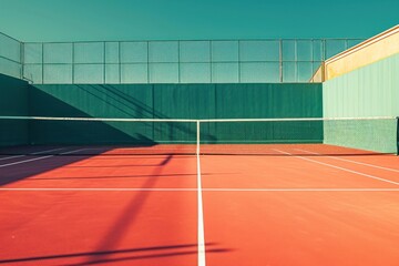 Tennis court sports architecture competition.