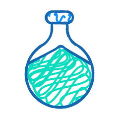 wet meal doodle icon sketch vector. wet meal sign. isolated symbol illustration