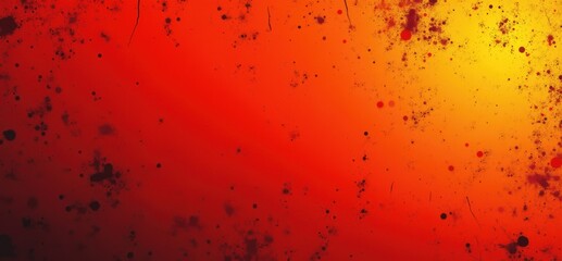 Vibrant, abstract red and orange background with splashes and textures, perfect for creative projects, digital art, and eye-catching designs.