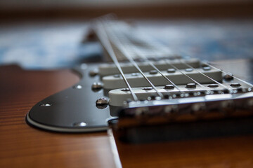 close up of an iconic electric guitar