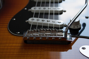 close up of an iconic electric guitar