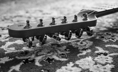 close up of an iconic electric guitar