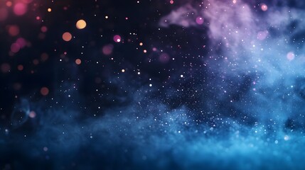 Obraz premium Abstract Blue and Pink Bokeh Background