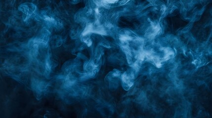 Obraz premium Abstract Blue Smoke Background Texture