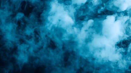 Abstract Blue Smoke Background Texture