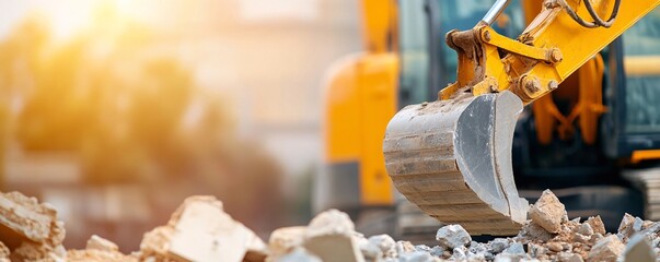 Advanced Excavator Controlled Concrete Demolition Techniques - Heavy Machinery and Specialized Methods for Complex Projects in Urban Environments