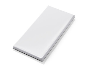 Chocolate bar packaging 3D rendering isolated on white background, 3d illustration, 3d rendering