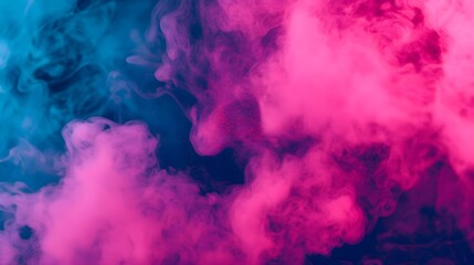 Fototapeta premium Abstract Pink and Blue Smoke Background