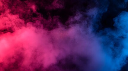 Abstract Pink and Blue Smoke Background
