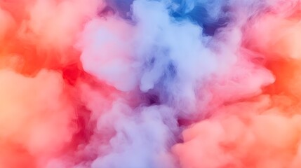 Abstract Pink and Blue Smoke Background