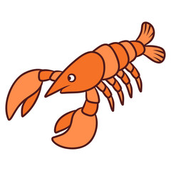 illustration of lobster