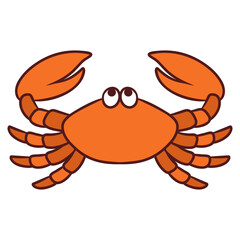 illustration of a crab
