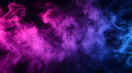 Fototapeta premium Abstract Purple Blue Smoke Background Texture