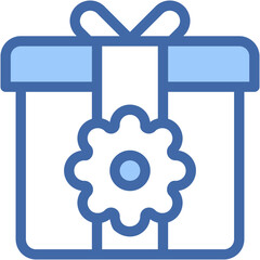 Vector Icon Box, Gift, Birthday And Party, Springtime, Spring