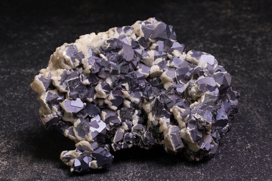 Ferrous galena mineral, perfect for collectors seeking metallic shine and unique structure.