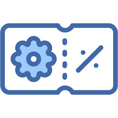 Vector Icon Coupon, Commerce And Shopping, Promo, Offer, Season