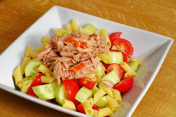 Tuna salad in bowl