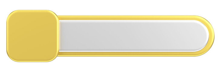 Profile tab. Social media profile. 3D illustration.