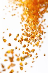 A close-up shot of a bunch of corn kernels, perfect for agricultural or food-related themes